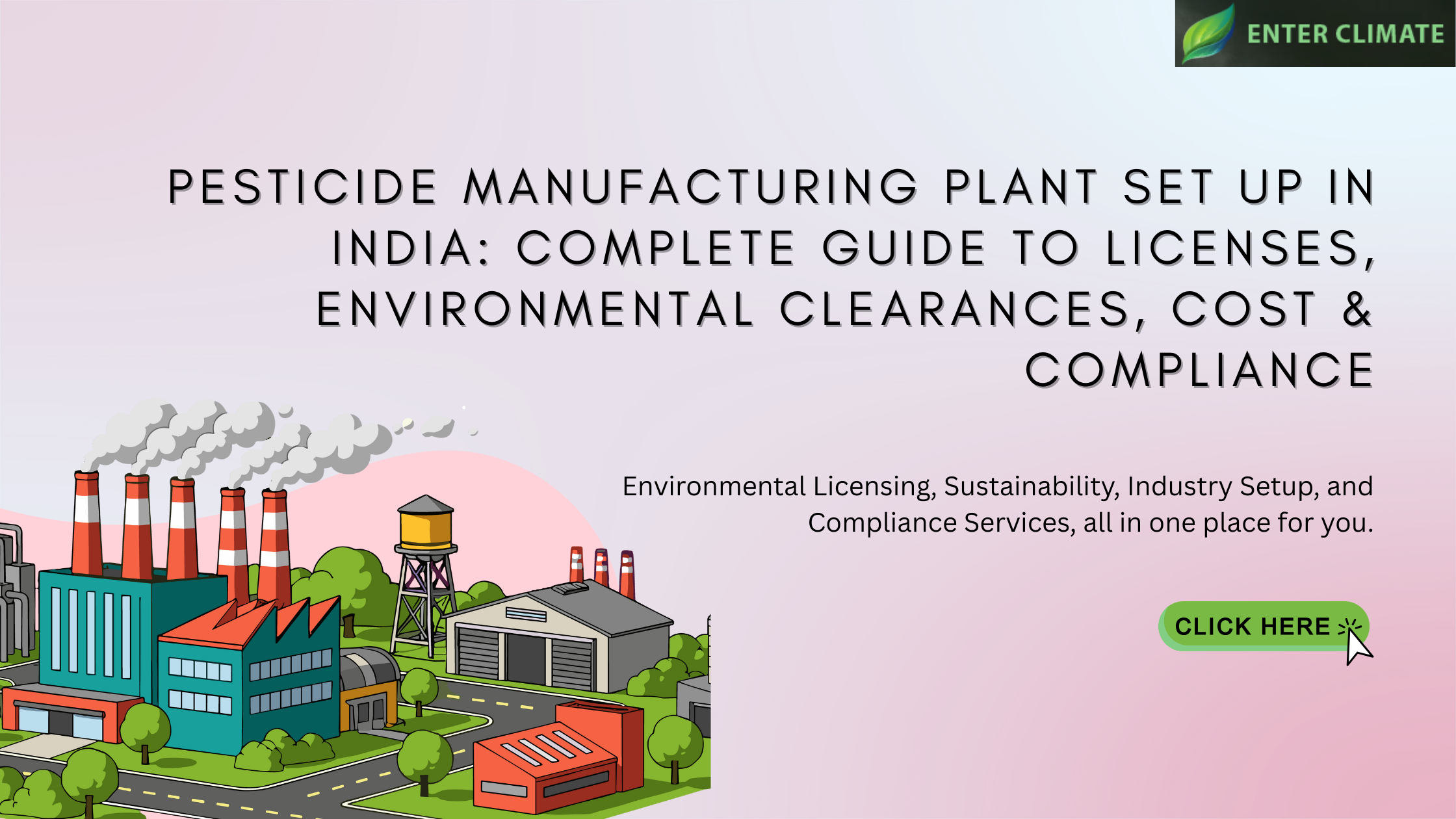 Pesticide Manufacturing Plant Set Up in India: Complete Guide to...