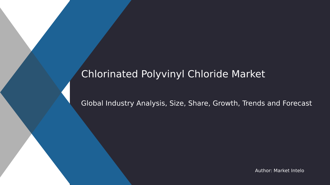 Chlorinated Polyvinyl Chloride Market Research Report 2033