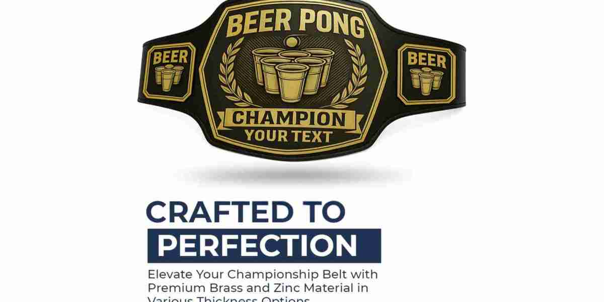 Beer Pong Championship Belt Custom Party Gift Idea