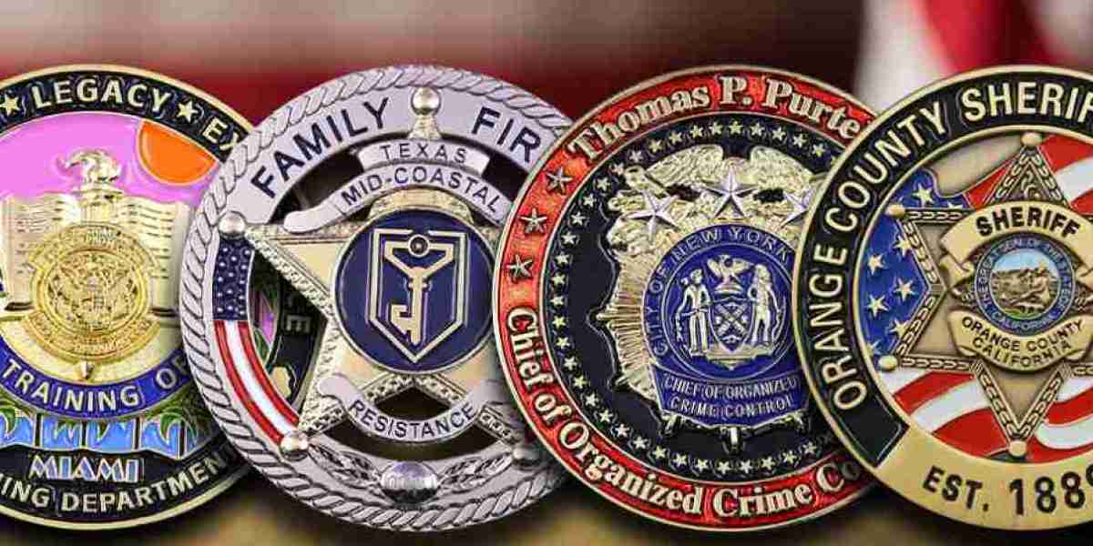 Custom Police Challenge Coins for Recognition and Unity