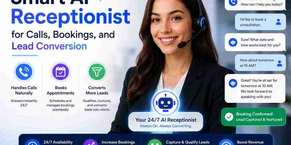 Smart AI Receptionist for Calls, Bookings, and Lead Conversion