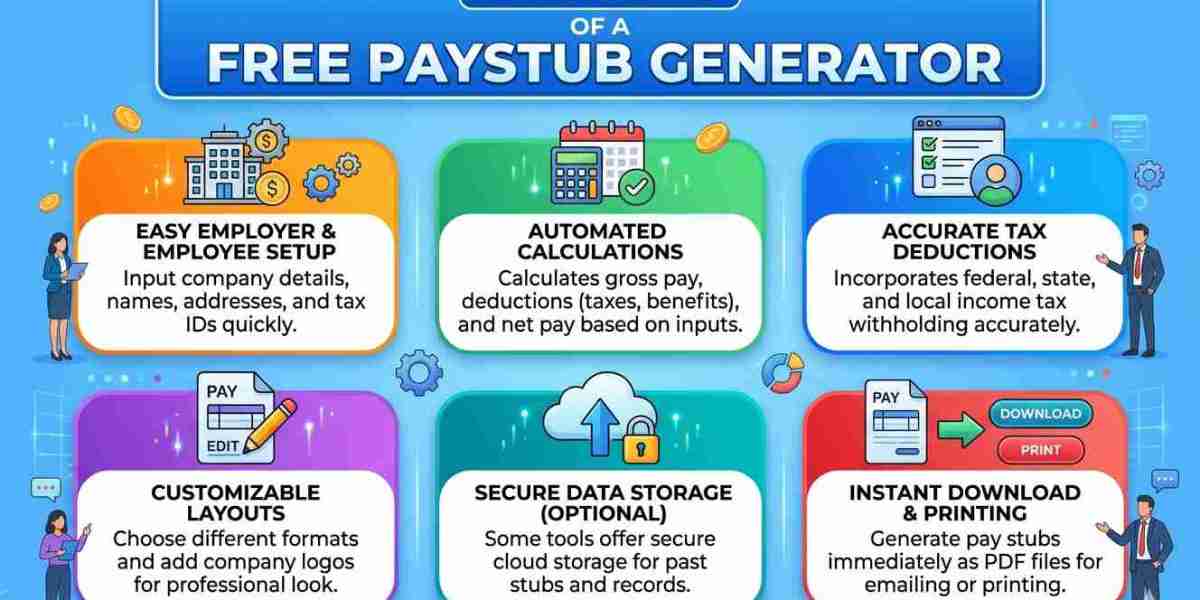 What Are the Key Features of a Free Paystub Generator?