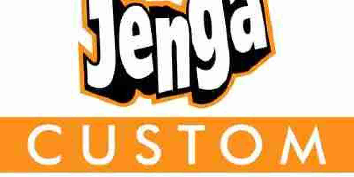 Logo Jenga Game for Branding and Events
