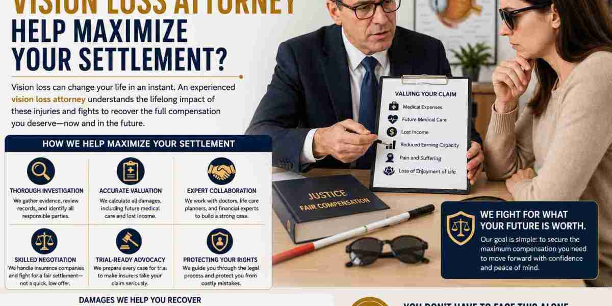 How Can a Vision Loss Attorney Help Maximize Your Settlement?