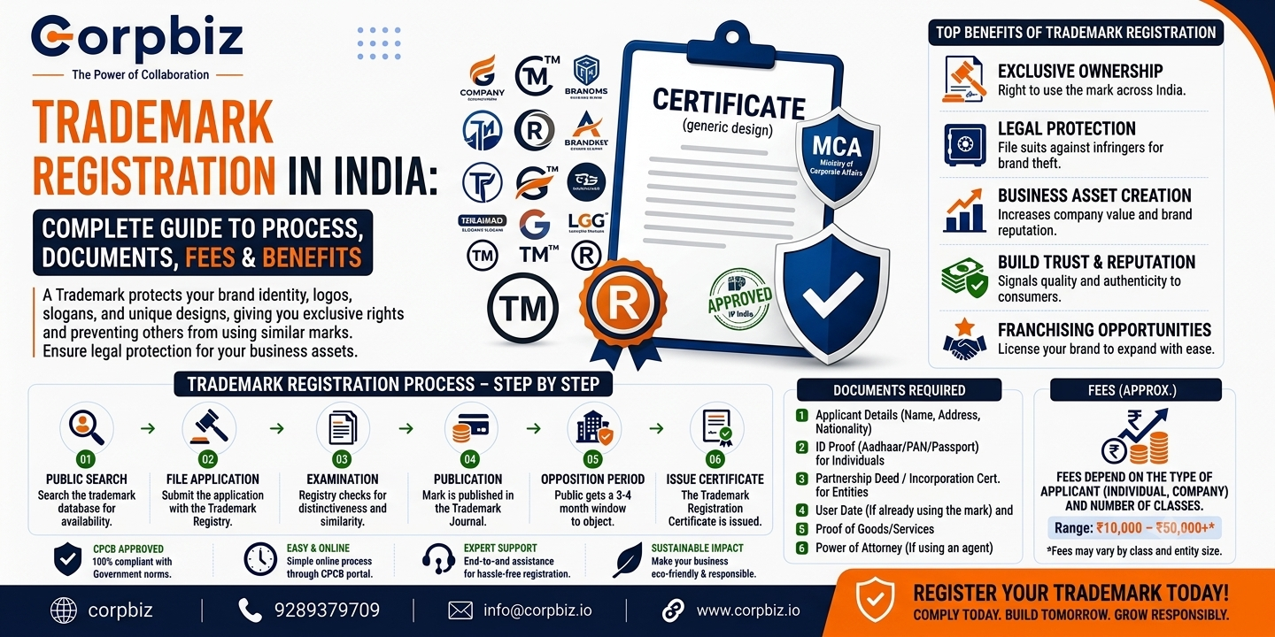 Trademark Registration in India: Complete Guide to Process,...