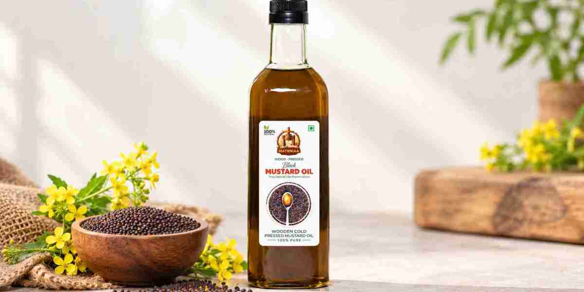 How Black Mustard Oil Is Made Using the Traditional Wood Pressing Method